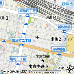 福岡県北九州市小倉北区京町4丁目2-25周辺の地図