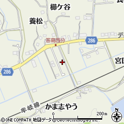 徳島県阿南市内原町養松27周辺の地図
