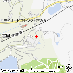 徳島県阿南市内原町宮国周辺の地図