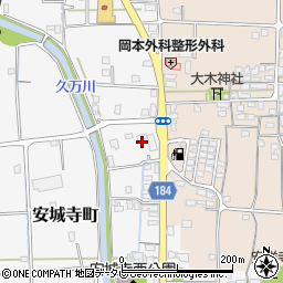 愛媛県松山市安城寺町1315周辺の地図