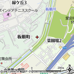 福岡県北九州市小倉北区板櫃周辺の地図