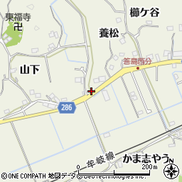 徳島県阿南市内原町養松47周辺の地図
