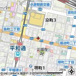 マスミューチュアル小倉ビル周辺の地図