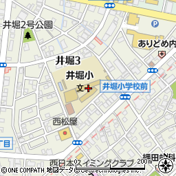 北九州市立井堀小学校周辺の地図