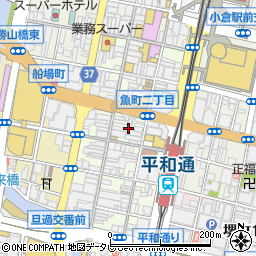 ＪＴＢ九州　北九州支店周辺の地図