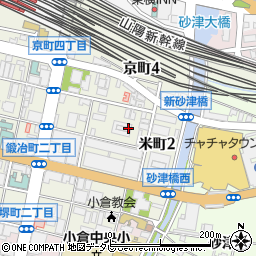 福岡県北九州市小倉北区京町4丁目3周辺の地図