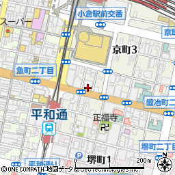 肥後銀行北九州支店 ＡＴＭ周辺の地図