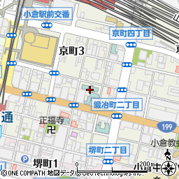 西鉄イン小倉周辺の地図