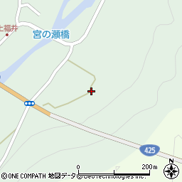 和歌山県田辺市龍神村福井2085周辺の地図
