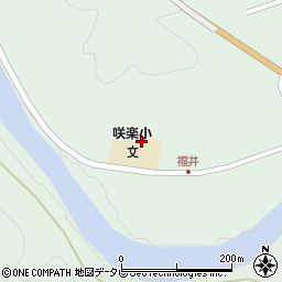 田辺市立咲楽小学校周辺の地図