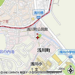 福岡県北九州市八幡西区浅川町周辺の地図