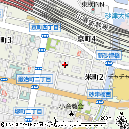 コスモス小倉駅前周辺の地図