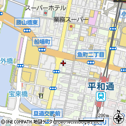 セブンイレブン小倉魚町中央店周辺の地図
