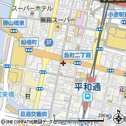 いきなり！ステーキ小倉魚町店周辺の地図