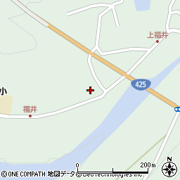 和歌山県田辺市龍神村福井1168周辺の地図