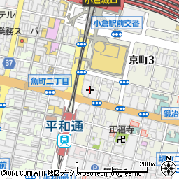 株式会社スタッフサービス　北九州オフィス周辺の地図