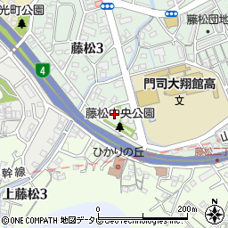 藤松中央公園トイレ周辺の地図