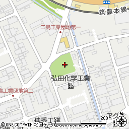 二島東公園周辺の地図