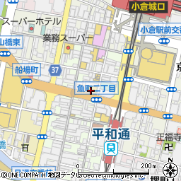 日本司法支援センター　福岡地方事務所・北九州支部周辺の地図