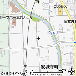 愛媛県松山市安城寺町1518周辺の地図