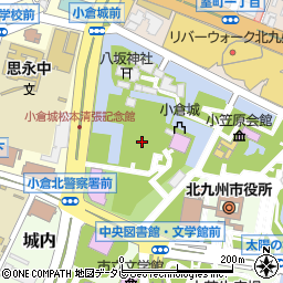 小倉城（勝山公園）周辺の地図