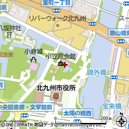 北九州市立小倉城庭園（小笠原会館）周辺の地図