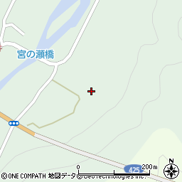 和歌山県田辺市龍神村福井2070周辺の地図