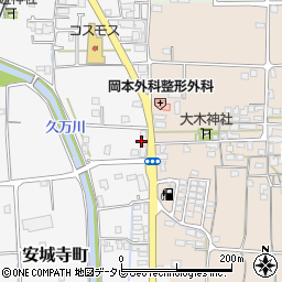 愛媛県松山市安城寺町1530周辺の地図