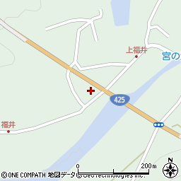 和歌山県田辺市龍神村福井1135周辺の地図
