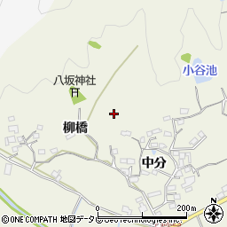徳島県阿南市内原町周辺の地図