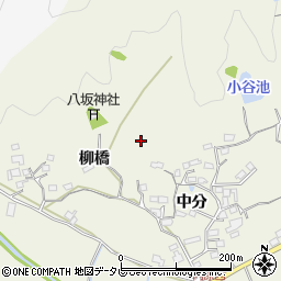 徳島県阿南市内原町周辺の地図