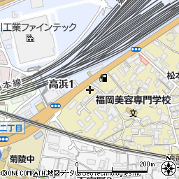 ファミリーマート小倉上富野店周辺の地図