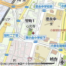 株式会社九広　本社周辺の地図