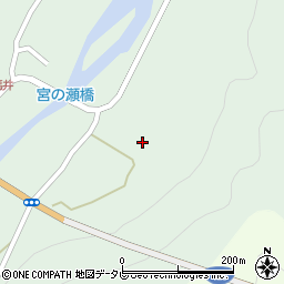 和歌山県田辺市龍神村福井2067周辺の地図