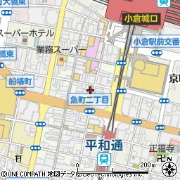 餃子の王将 小倉駅前店周辺の地図