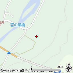 和歌山県田辺市龍神村福井2066周辺の地図
