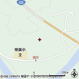 和歌山県田辺市龍神村福井1103周辺の地図