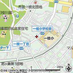 福岡県北九州市戸畑区一枝周辺の地図