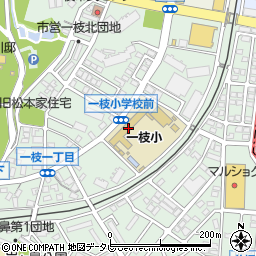 北九州市立一枝小学校周辺の地図