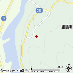 徳島県阿南市細野町谷口周辺の地図
