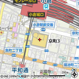 チュチュアンナ・セントシティ小倉店周辺の地図