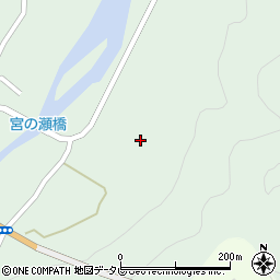 和歌山県田辺市龍神村福井2053周辺の地図