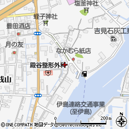 徳島新聞津乃峰専売所周辺の地図