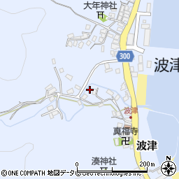 福岡県遠賀郡岡垣町波津周辺の地図