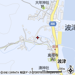 福岡県岡垣町（遠賀郡）波津周辺の地図