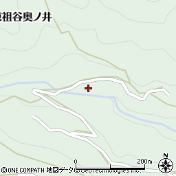 徳島県三好市東祖谷奥ノ井55周辺の地図