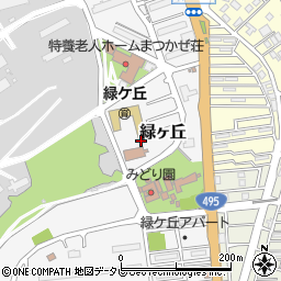 福岡県遠賀郡芦屋町緑ヶ丘周辺の地図