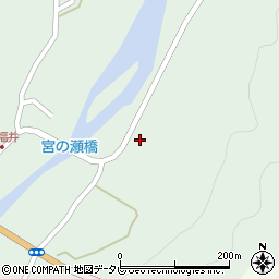 和歌山県田辺市龍神村福井2007周辺の地図