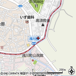 ツクイ若松高須周辺の地図