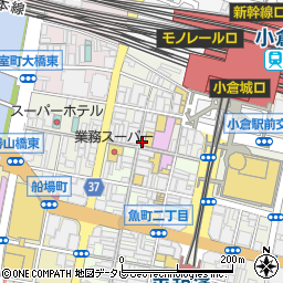ＱｓＱｓ小倉店周辺の地図